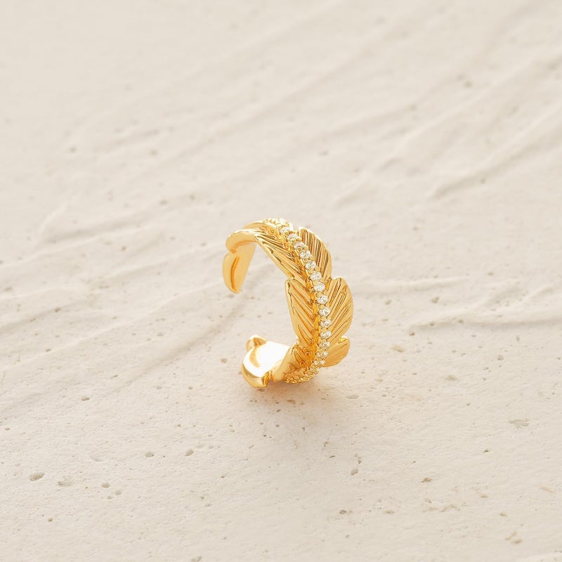 MYEARS Women Ear Cuff Earring Gold Non Pierced Ear Cartilage Clip on Wrap Hoop 14K Gold Filled Tiny Boho Beach Simple Minimalist Delicate Handmade Hypoallergenic Jewelry Gift-Sold as Single/Pair - Image 4